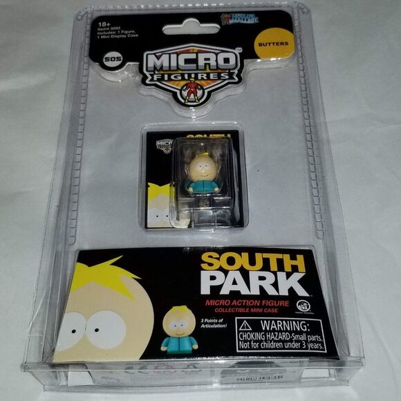South Park Butters Micro Figure in Tiny Display Case World's Smallest Mini - Picture 2 of 5